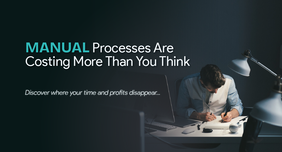 Banner image with the text "Manual Processes Are Costing More Than You Think" and the logo of Providhy